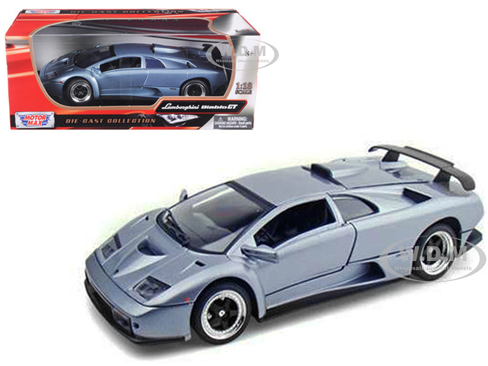 Bandai Model Gundam Rg - Lamborghini Diablo GT Silver 1/18 Diecast