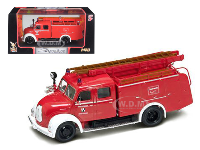 Bandai Model Gundam Rg - 1961 Magirus Deutz Mercur TLF-16 Red/White