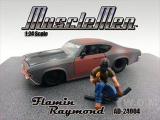 Bandai Model Gundam Rg - Musclemen Flamin Raymond Figure For 1:24