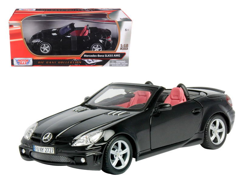 Bandai Model Gundam Rg - 2005 Mercedes SLK55 AMG Black 1/18