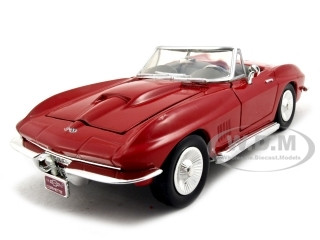 Bandai Model Gundam Rg - 1967 Chevrolet Corvette Convertible Red 1/24