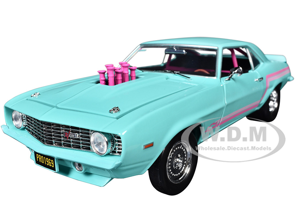 Bandai Model Gundam Rg - 1969 Chevrolet Camaro Z/28 Light Blue