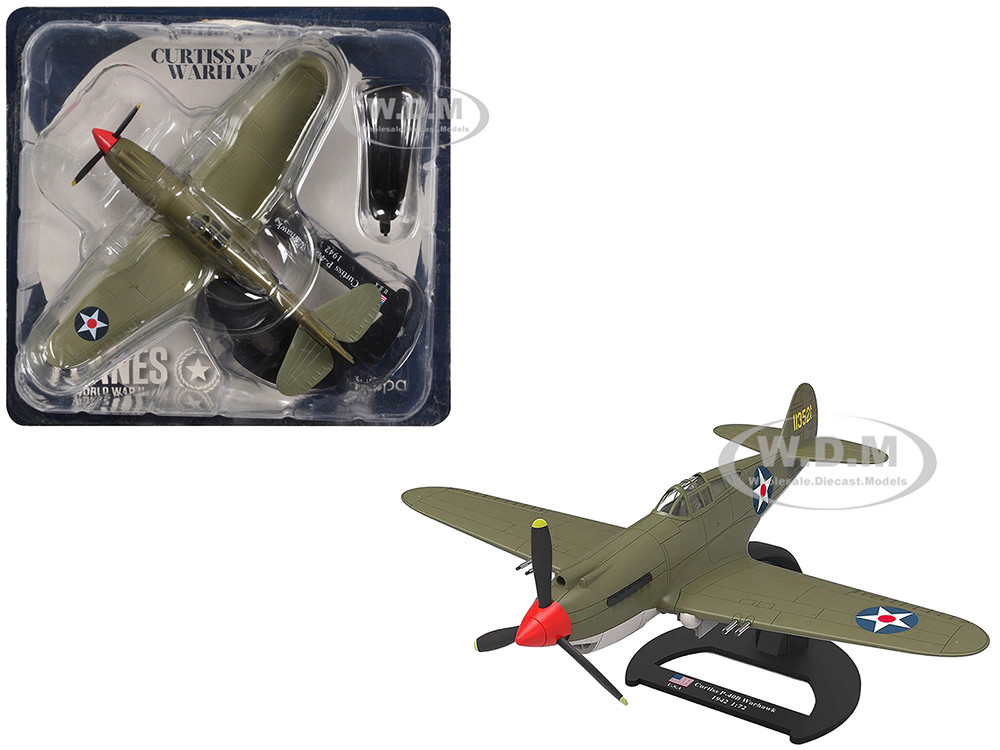 Bandai Model Gundam Rg - Curtiss P-40B Warhawk Aircraft 