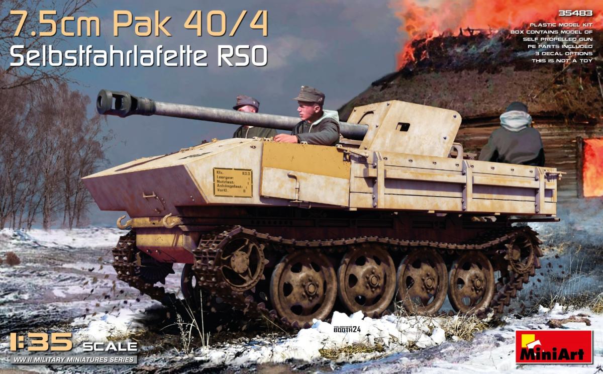 Bandai Model Gundam Rg - 7,5cm PaK40/4 auf RSO