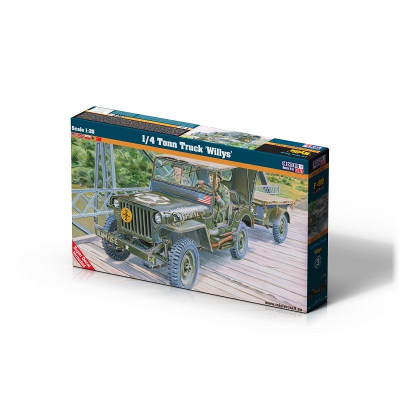 Bandai Model Gundam Rg - 1/4 Ton Truck Willys