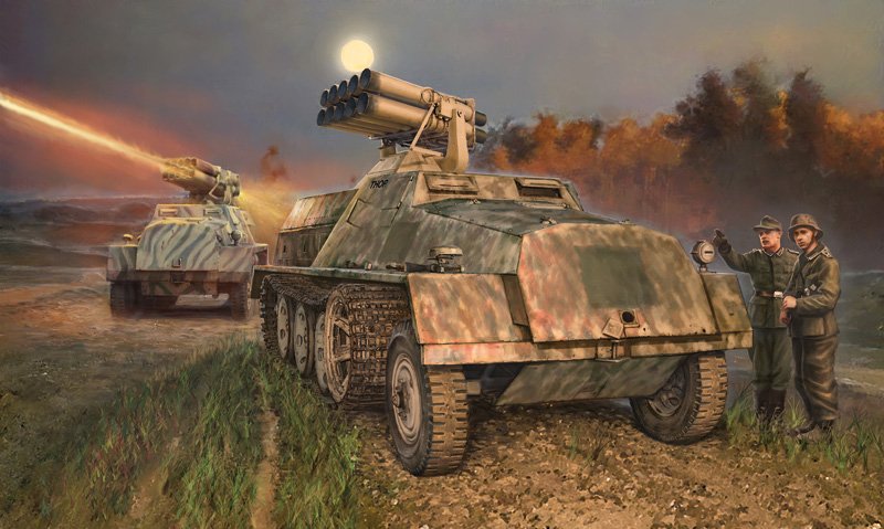 Bandai Model Gundam Rg - 15cm Panzerwerfer 42 auf SWS