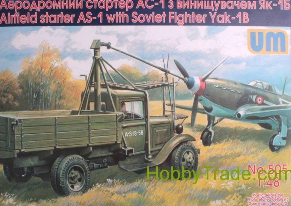 Bandai Model Gundam Rg - Airfield starter AS-1 with Soviet fighter