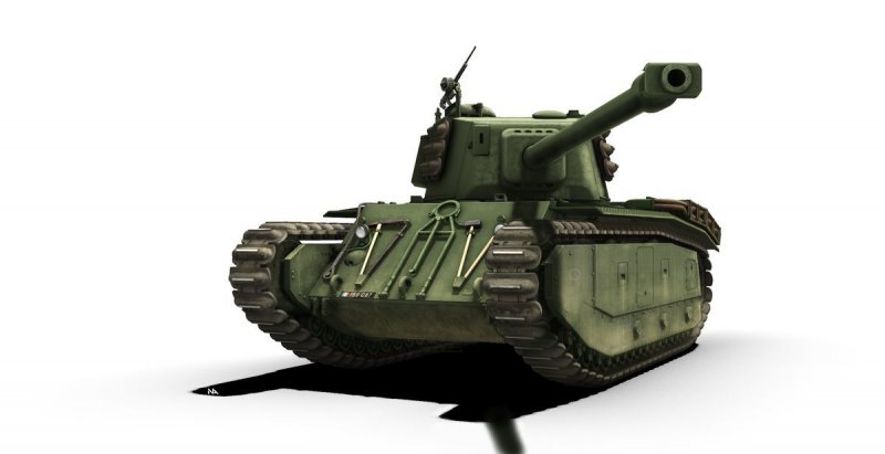 Bandai Model Gundam Rg - ARL-44 ´The Last French Heavy Tank´