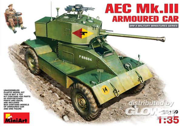 Bandai Model Gundam Rg - AEC Mk 3 Armoured Car