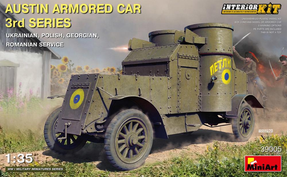 Bandai Model Gundam Rg - Austin Armored Car 3rd Series:Ukraine,Polish,Georgian,Romanian Servic.Inter