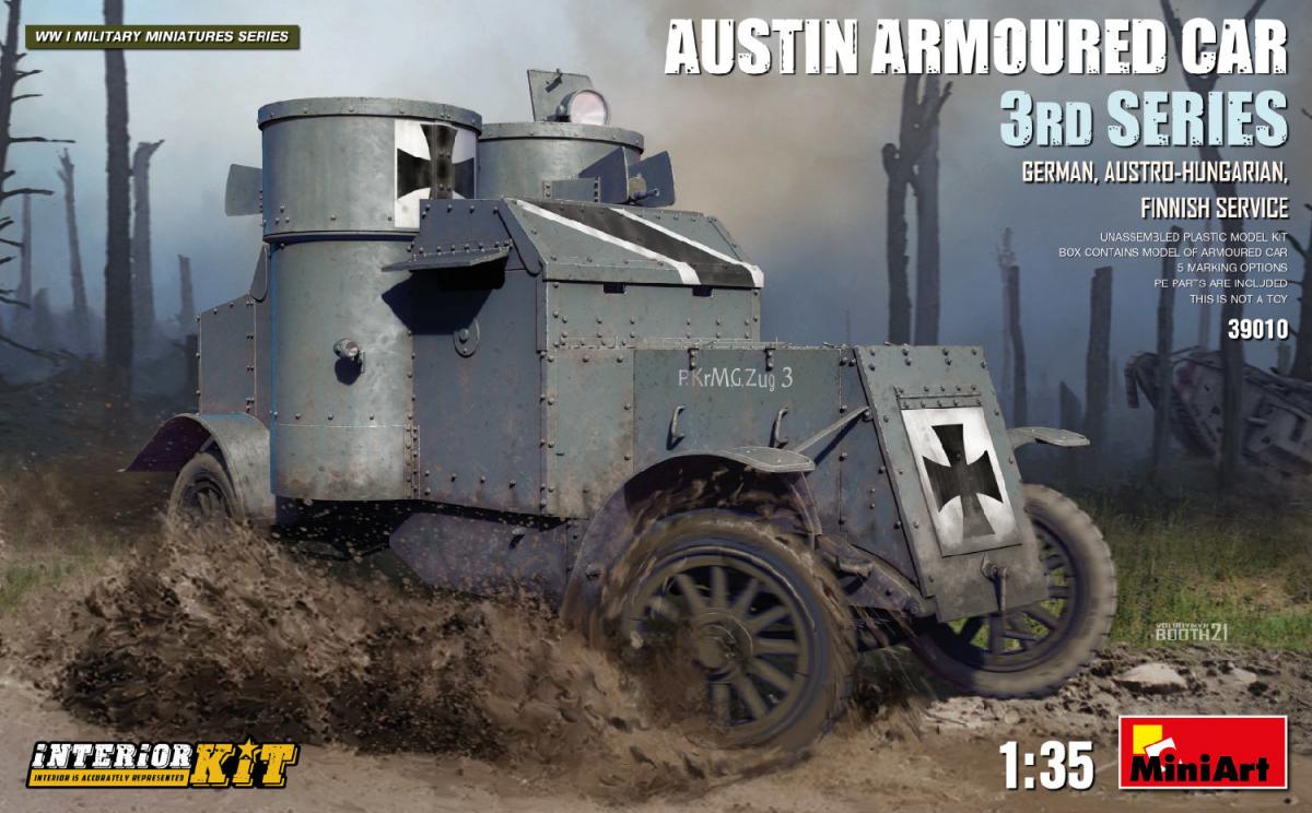 Bandai Model Gundam Rg - Austin Armoured Car 3rd Series:Germ,Austro-Hungar,Finnish Servi.InteriorKit