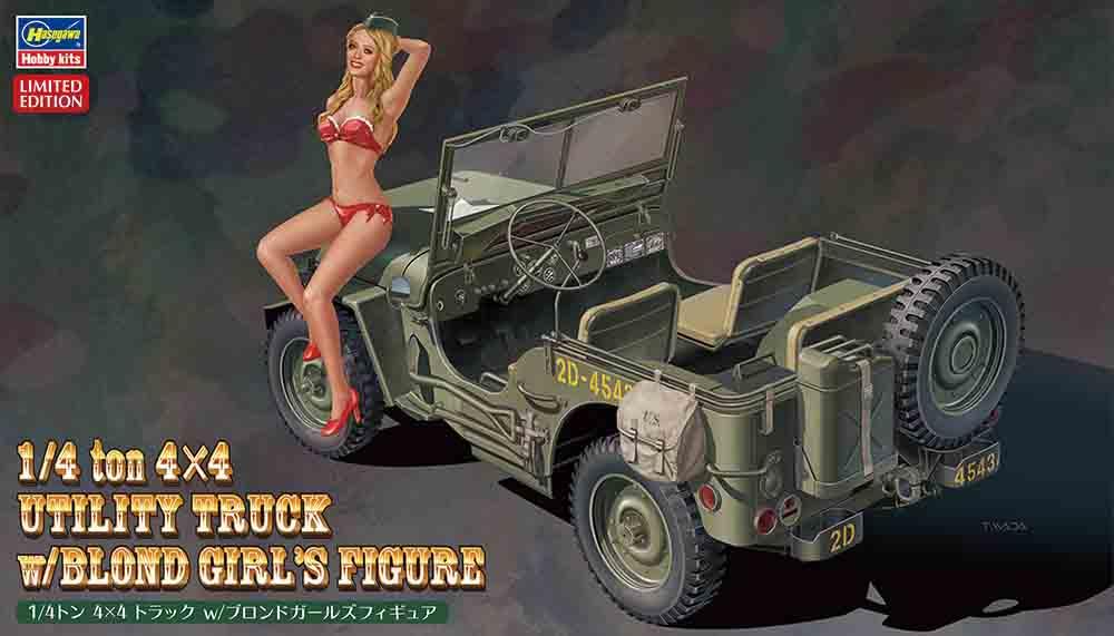 Bandai Model Gundam Rg - 1/4 T. 4x4x Truck mit blondem
