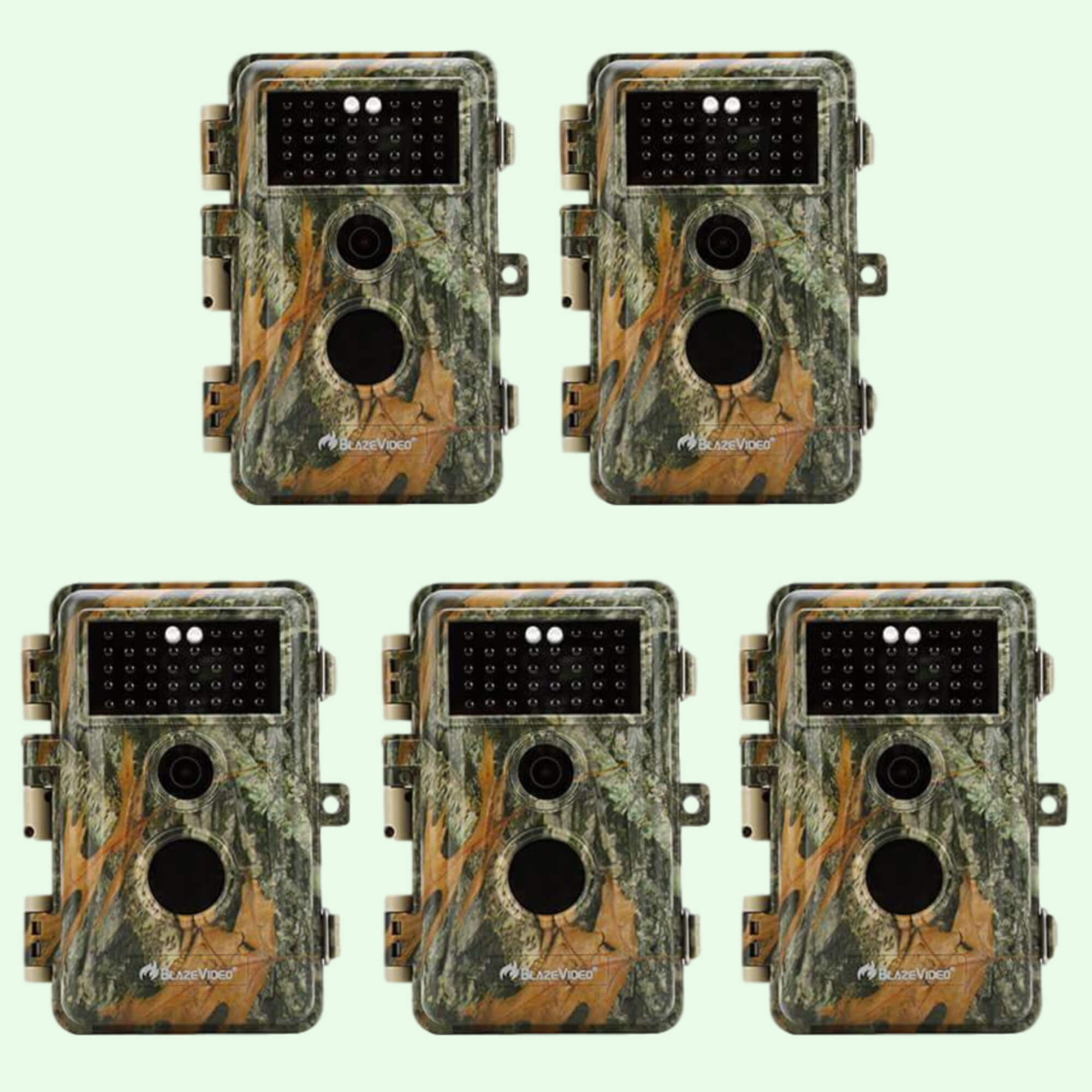 Card Top Loader - Pack x5 Caméras de Chasse Nocturne
