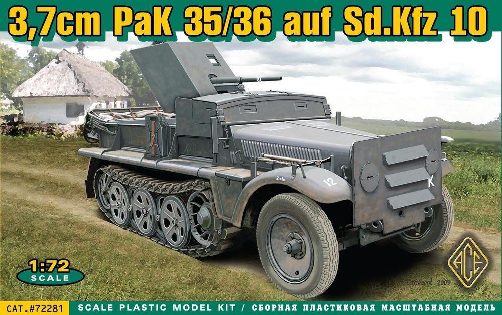 Bandai Model Gundam Rg - 37 mm PaK 35/36 auf Sd.Kfz