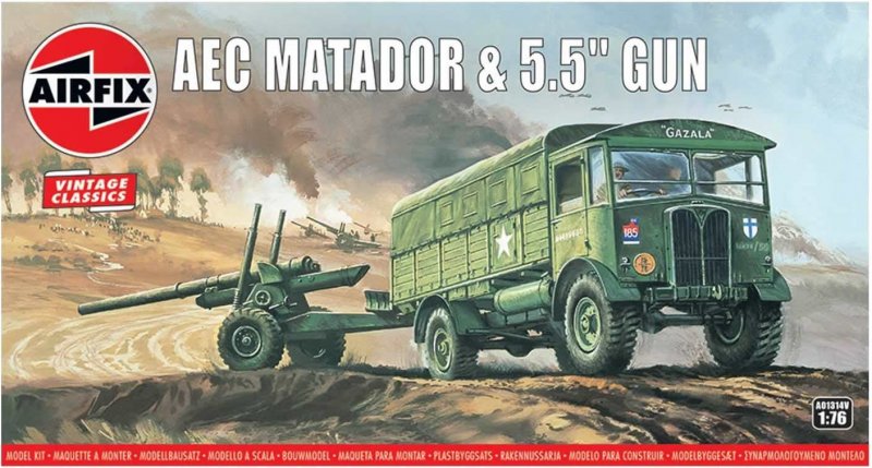 Bandai Model Gundam Rg - AEC Matador & 5.5inch Gun -