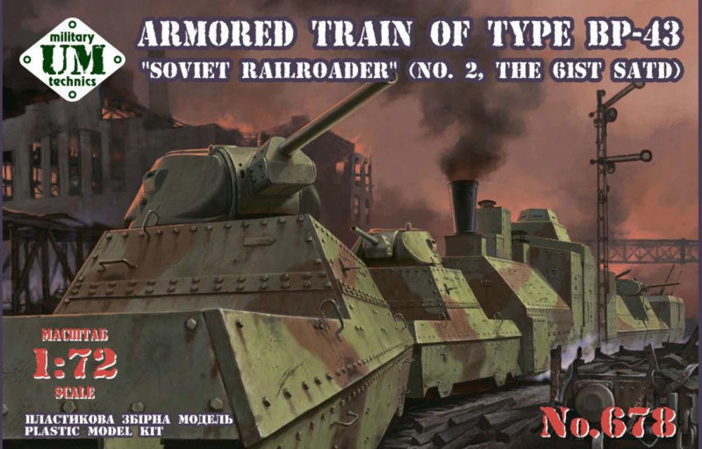 Bandai Model Gundam Rg - Armored train of type BP-43Soviet rail-