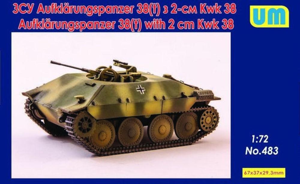 Bandai Model Gundam Rg - Aufklarungspanzer 38(t) with 2cm Kwk38