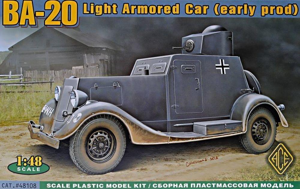 Bandai Model Gundam Rg - BA-20 light armored car, early prod.
