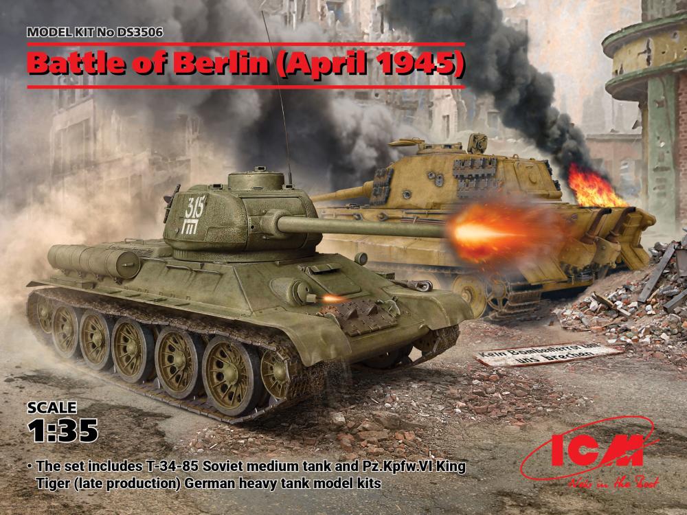 Bandai Model Gundam Rg - Battle of Berlin (April 1945) (T-34-85,