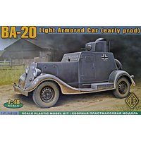 BA-20 light armored car, early - Bandai Model Gundam Rg review and price
